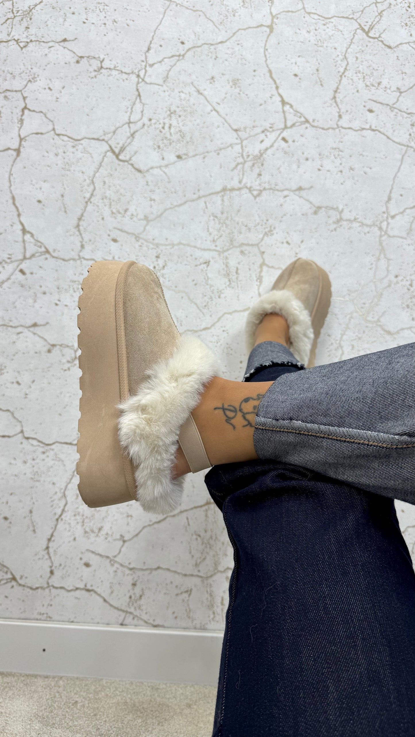 Pantufa Bege