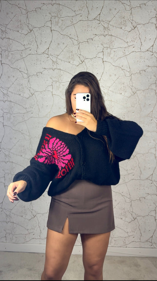 Cardigan Preto