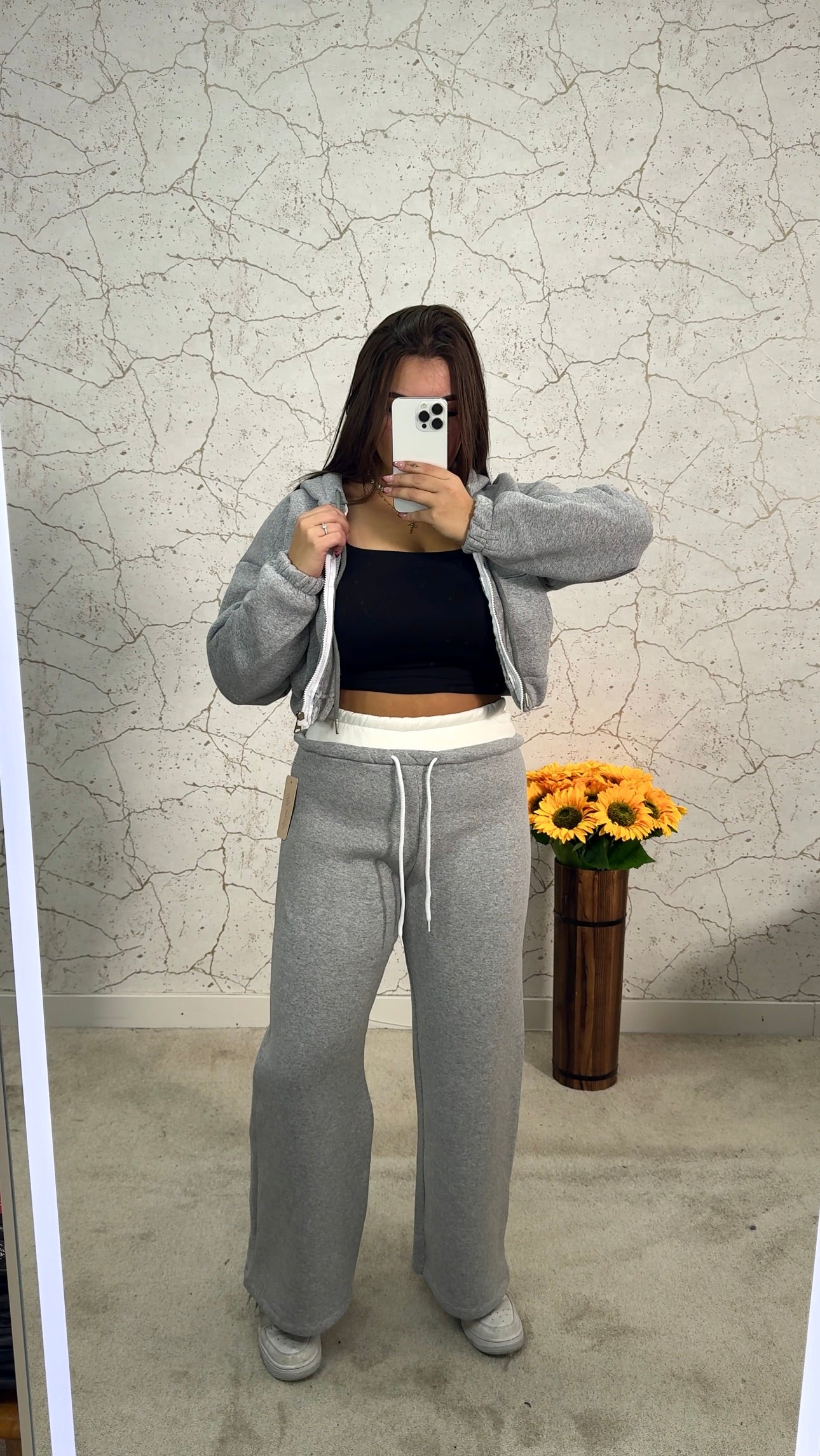 Calça Fato-Treino Cinza