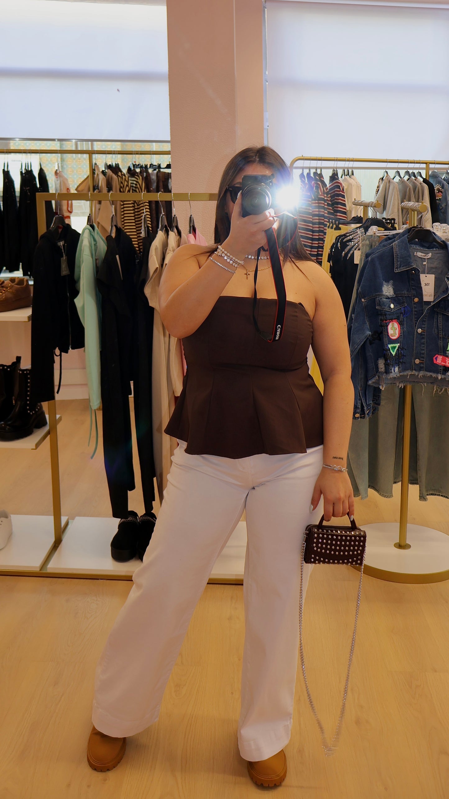 Calça Wide Leg Branca
