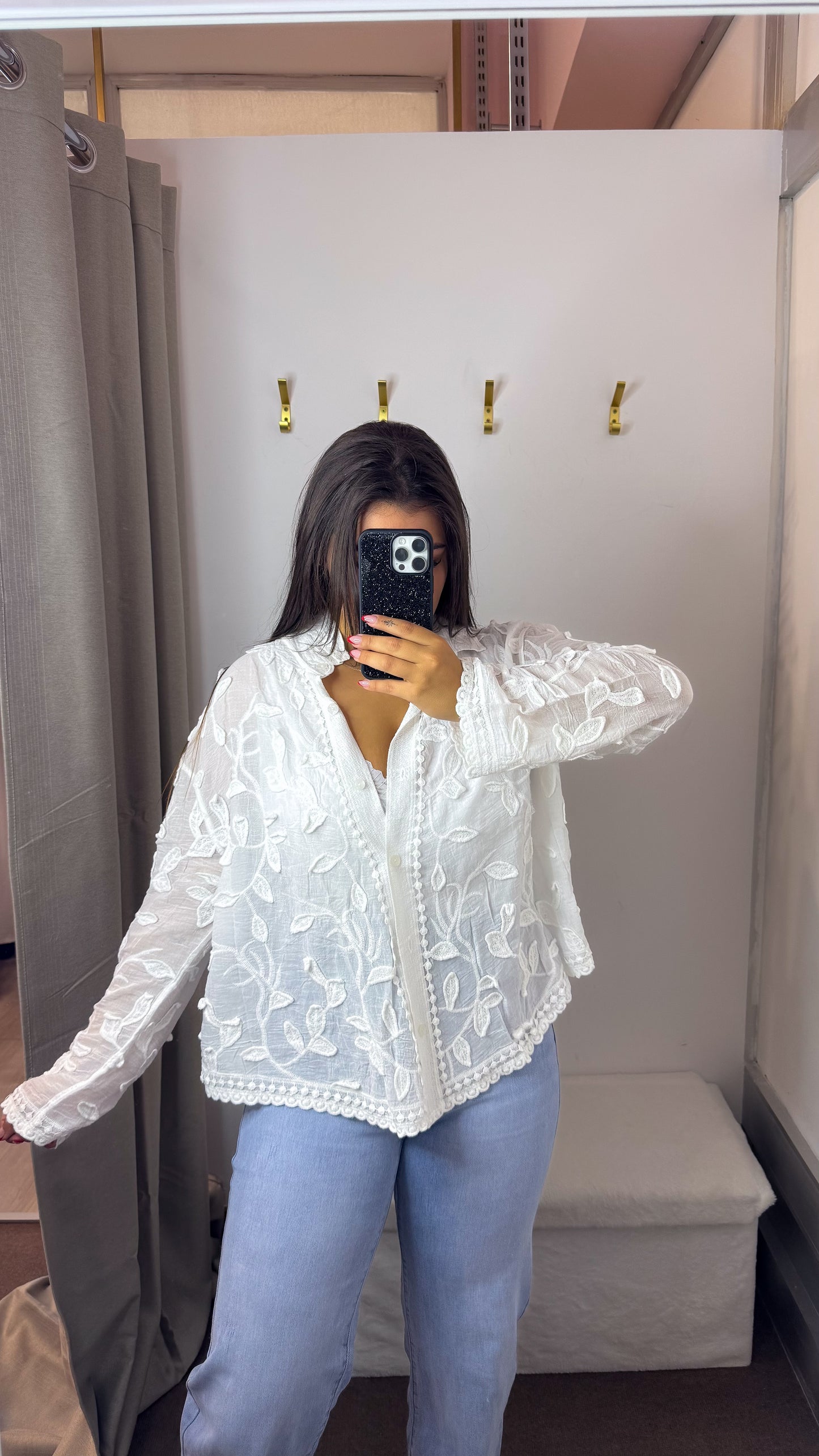 Camisa Bordada