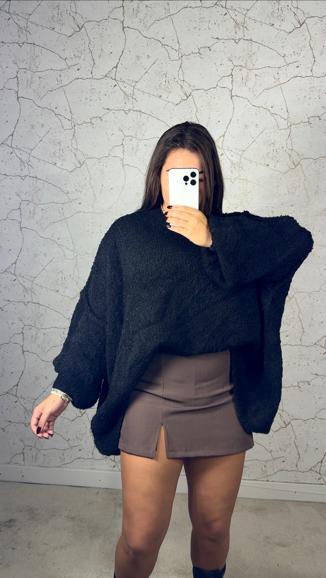 Camisola Oversized Preta