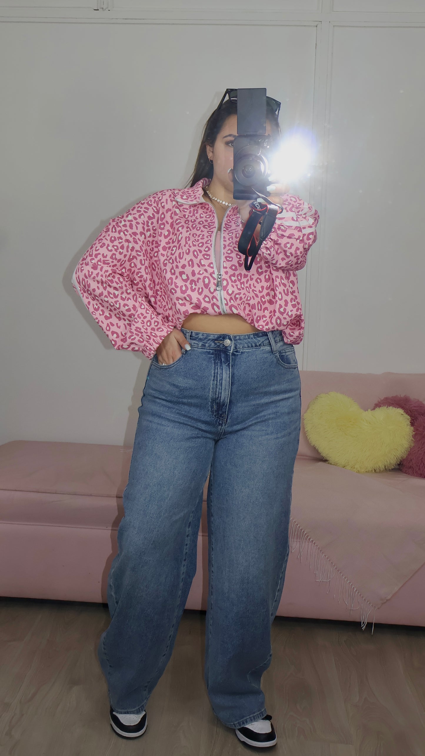 Calça Baggy Escura