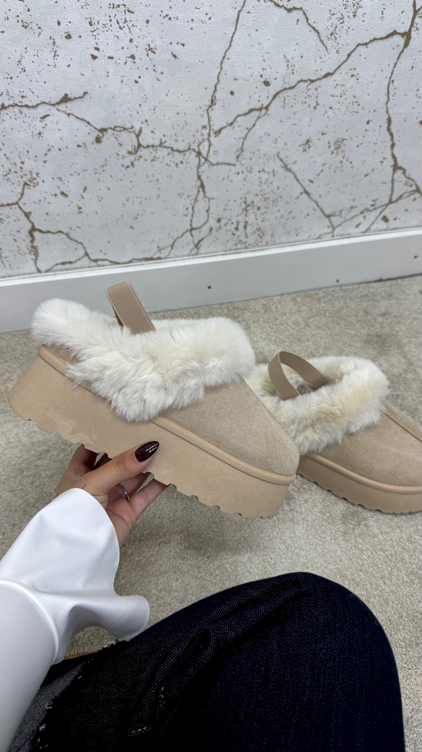 Pantufa Bege