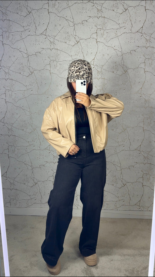 Bomber Ecopel Bege