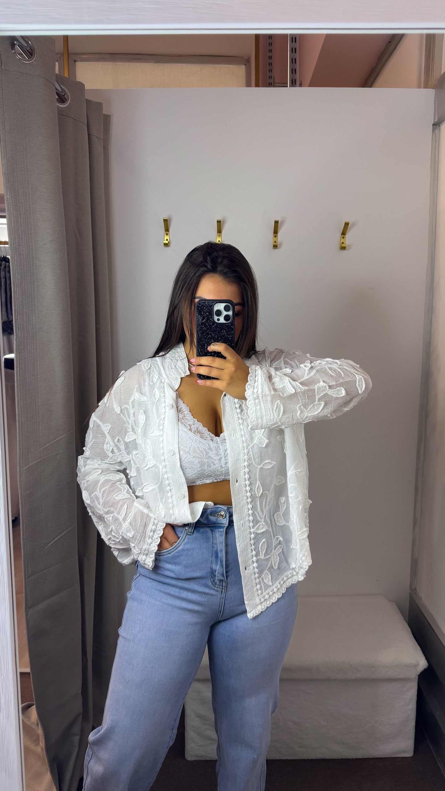 Camisa Bordada