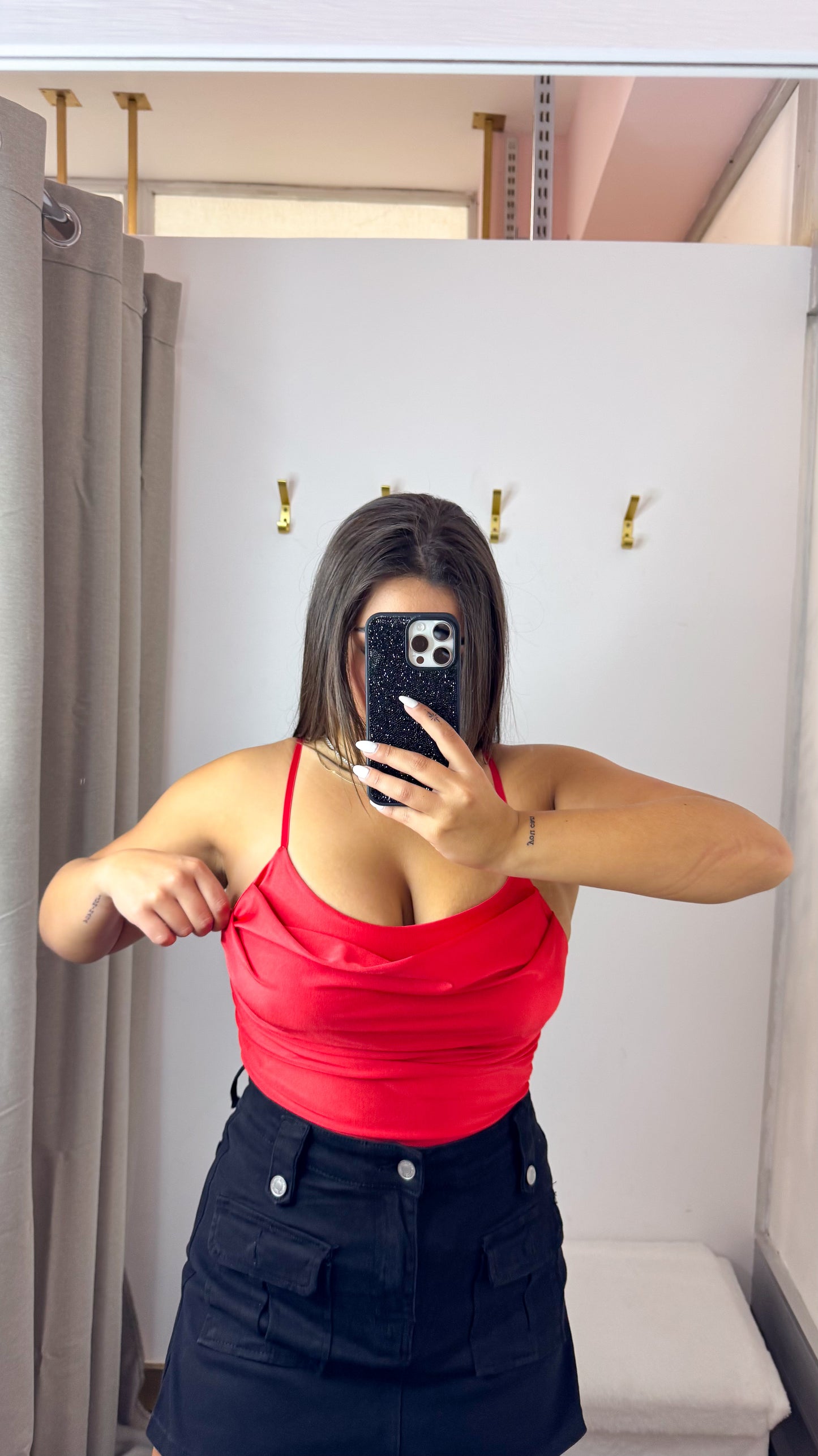 Body Poliamida Folho no Peito
