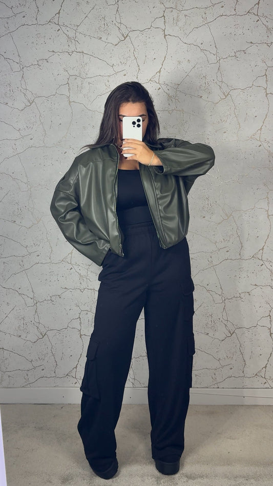 Bomber Ecopel Verde Tropa