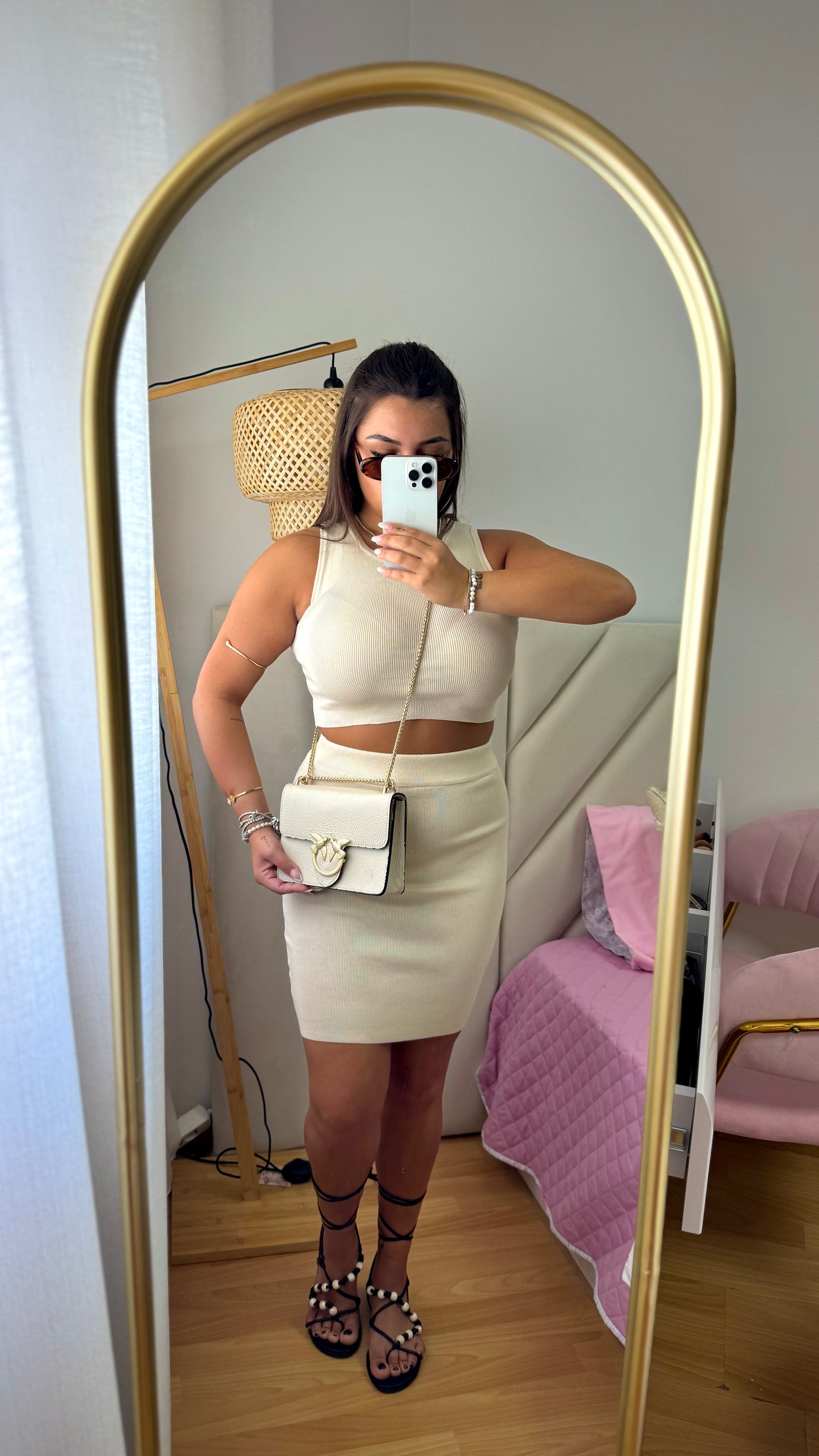 CONJUNTO MALHA BEGE