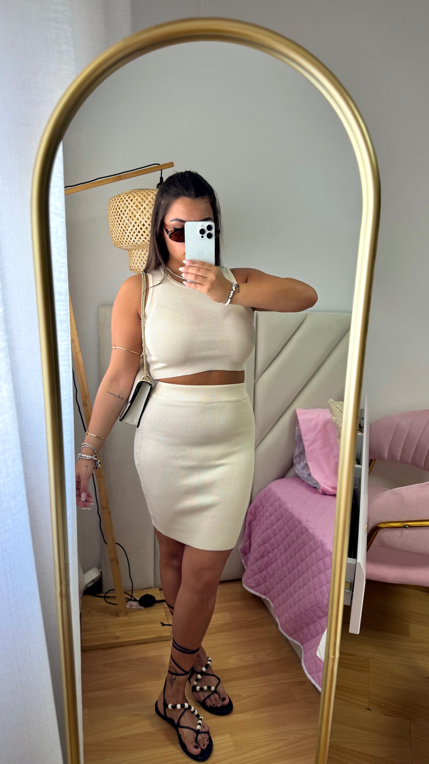 CONJUNTO MALHA BEGE