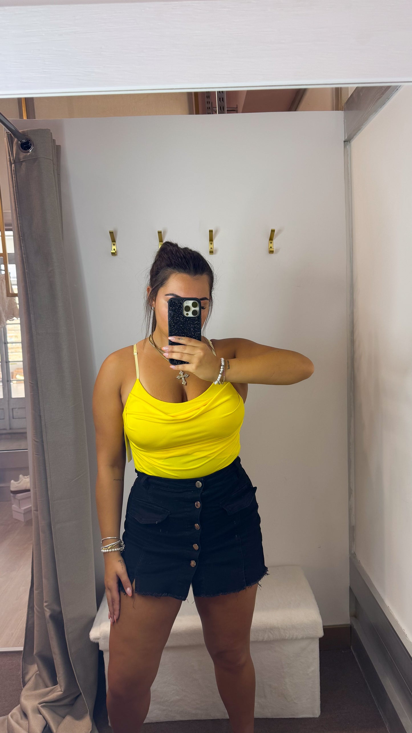 Body Poliamida Folho no Peito