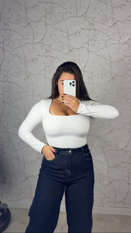 Body Decote Quadrado