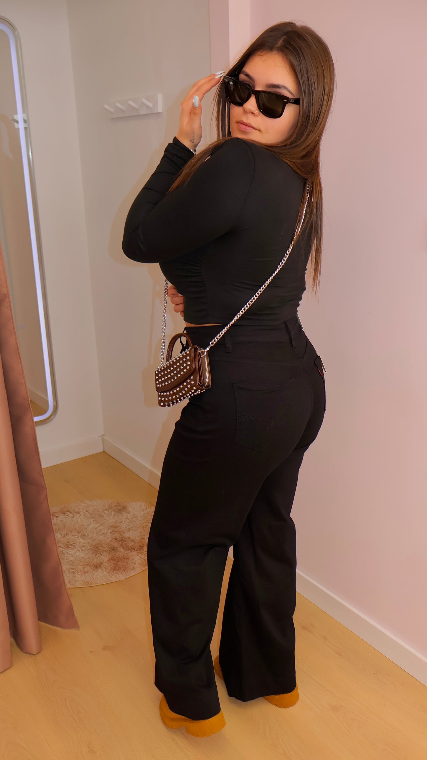 Calça Wide Preta