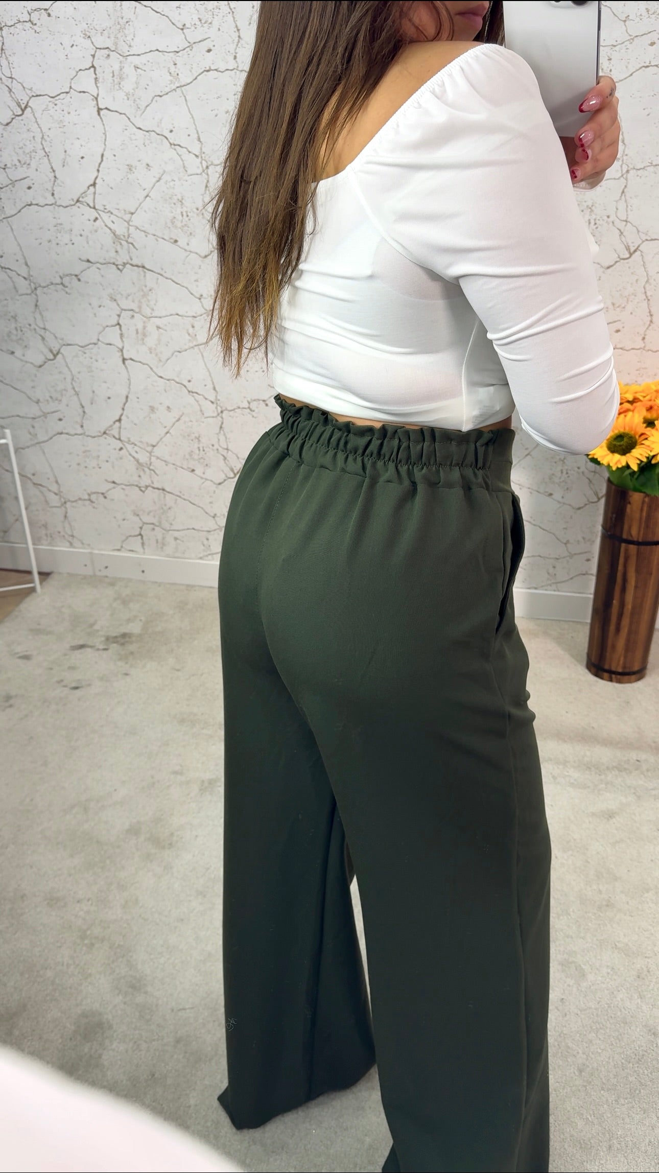 Calça Alfaiataria Verde