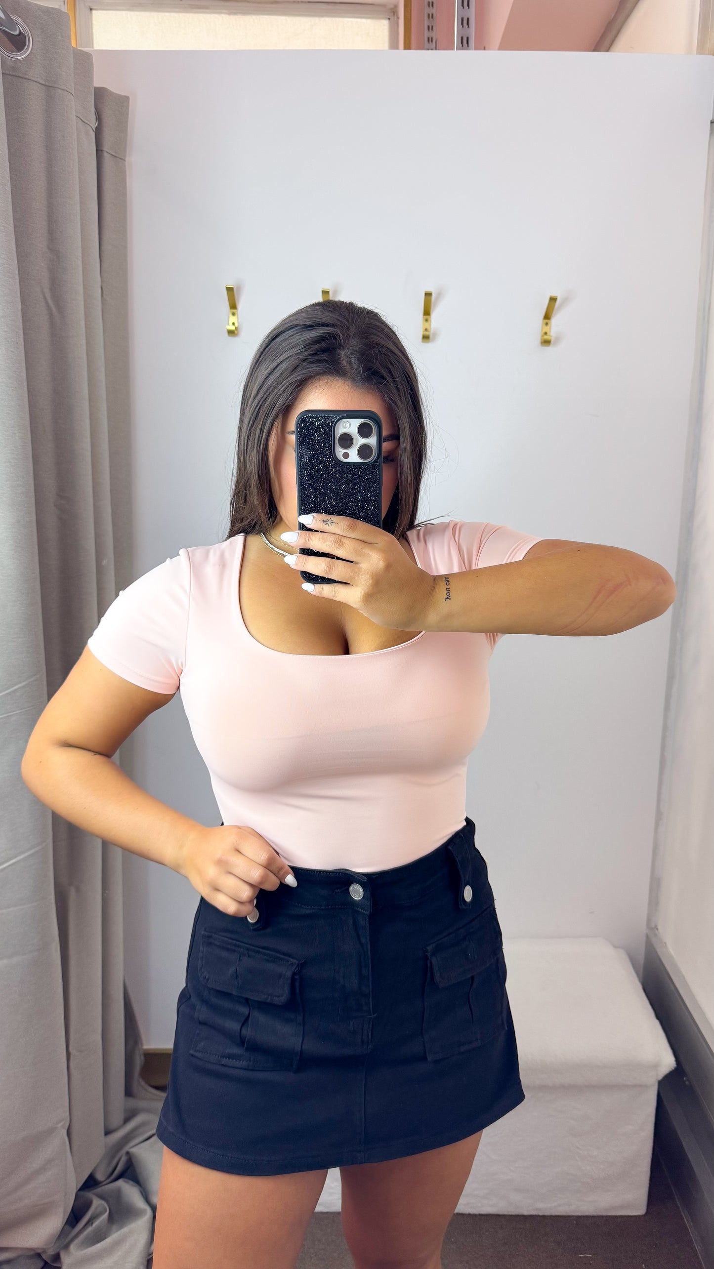 Body Poliamida Decote Quadrado