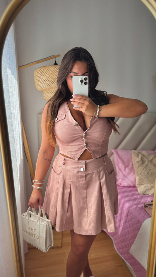 CONJUNTO GANGA ROSA