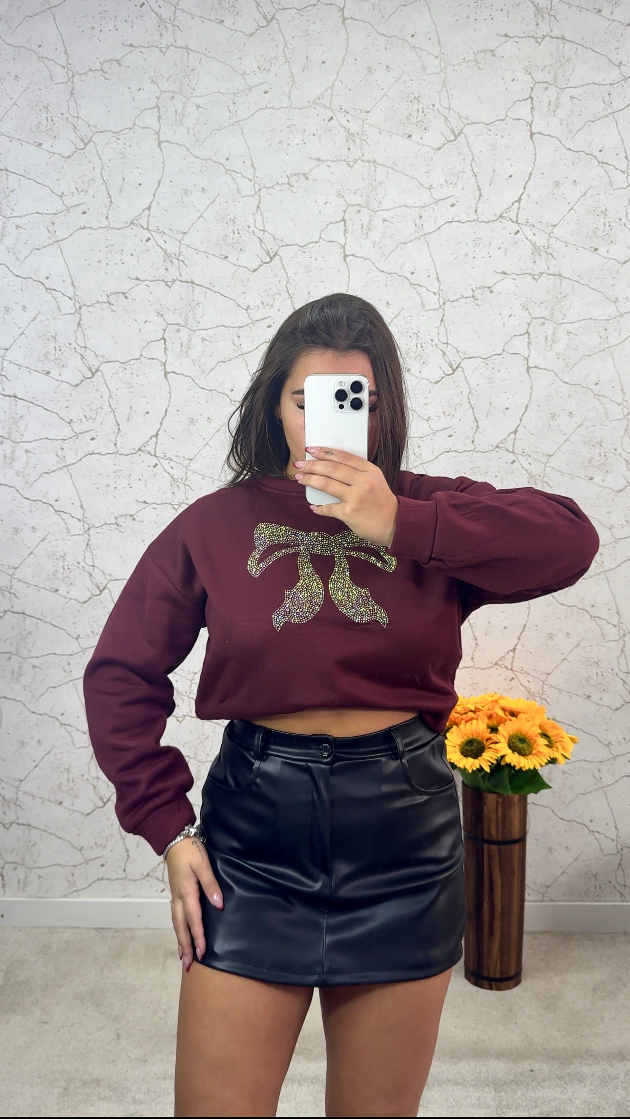 Sweat Bordeaux