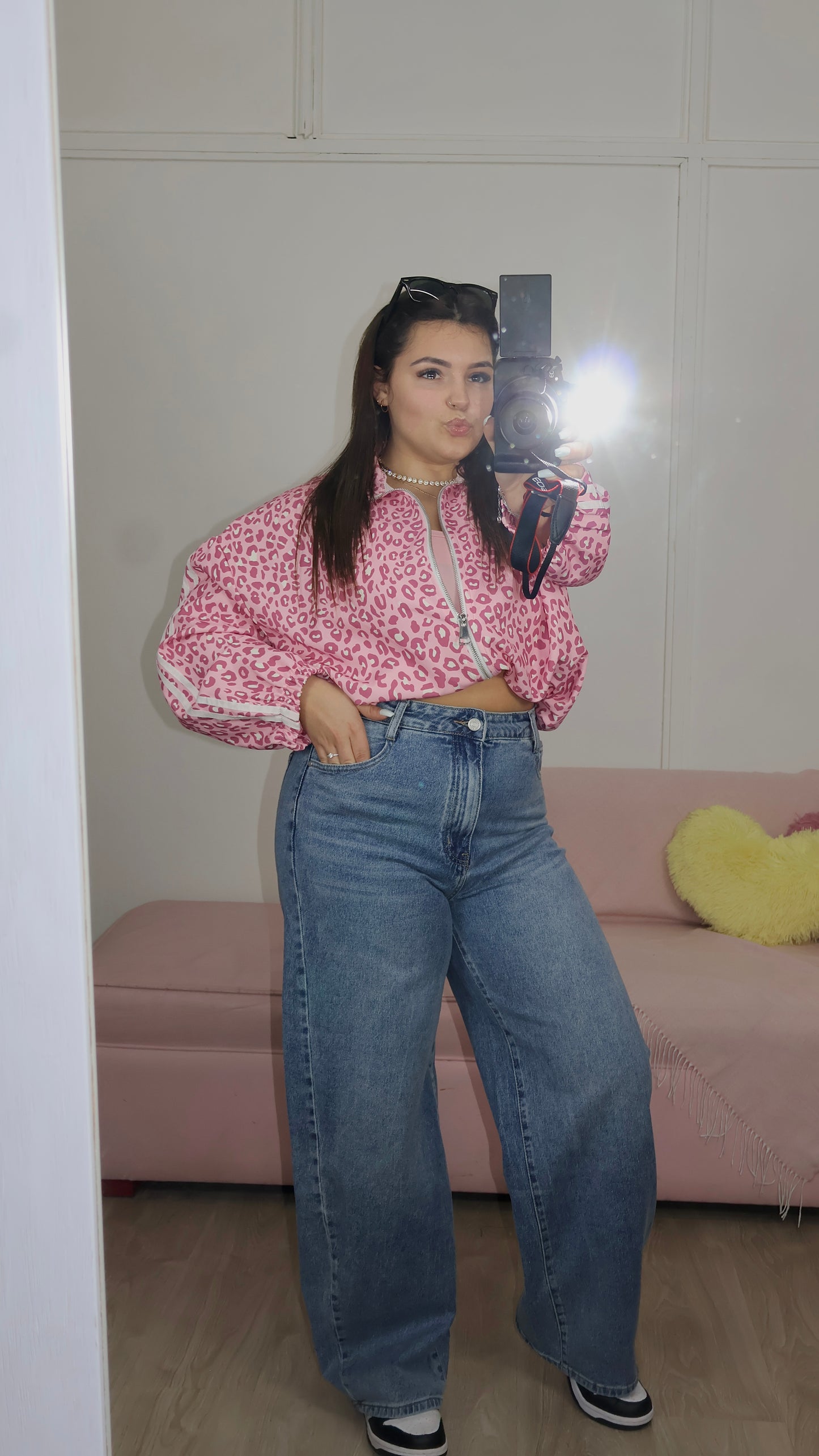 Calça Baggy Escura