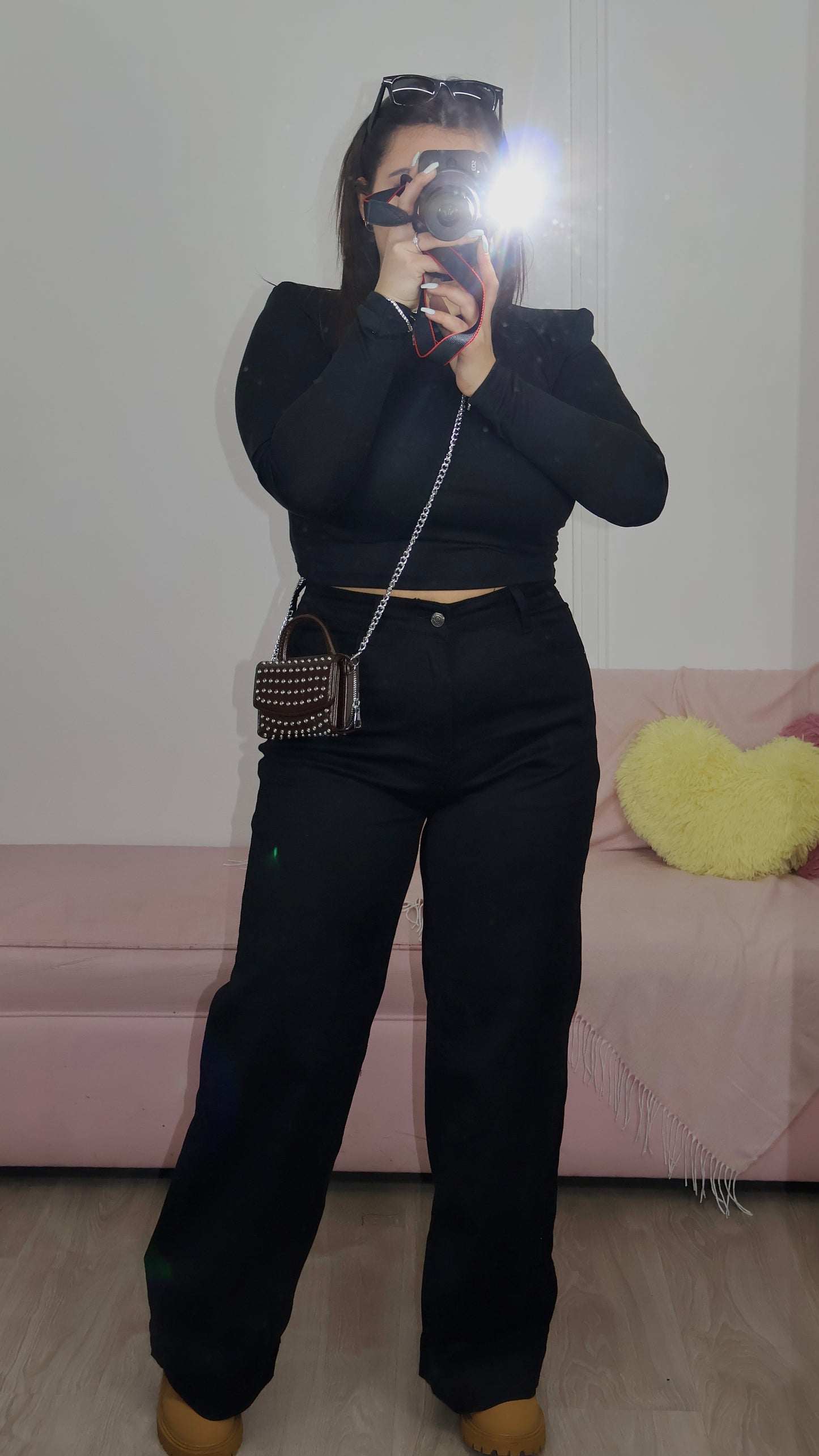 Calça Wide Preta