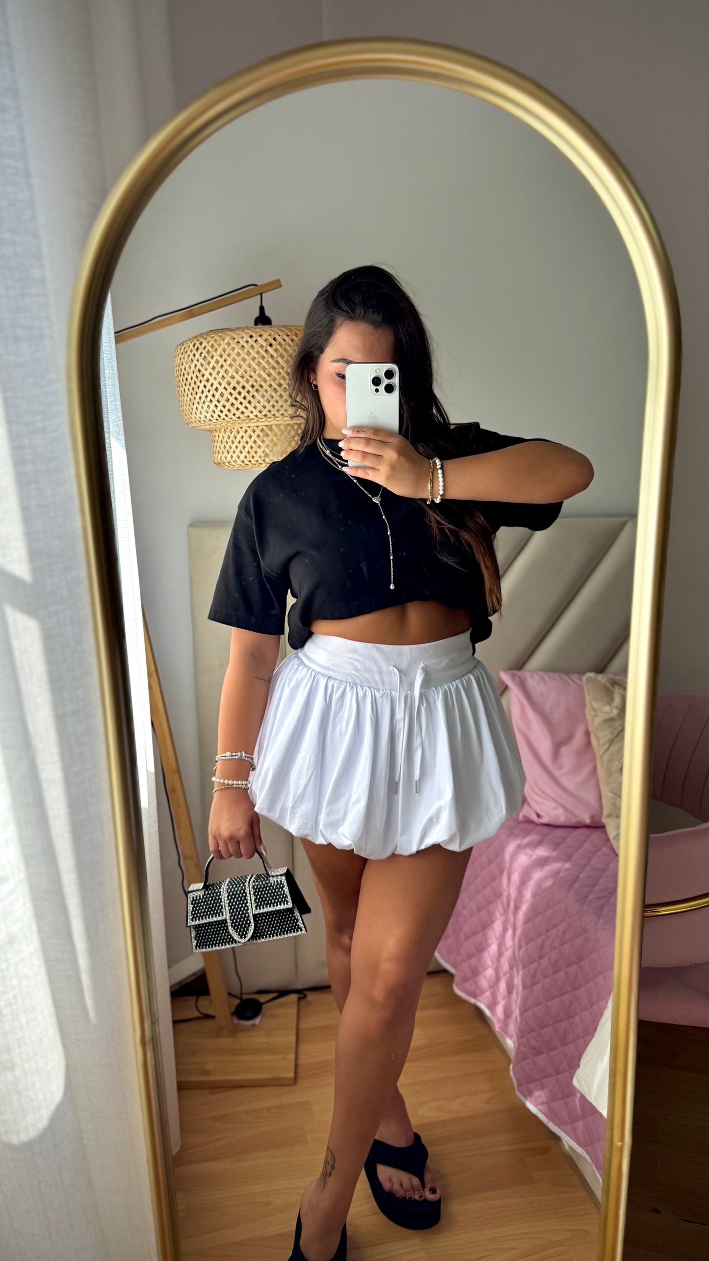 SAIA C/CALÇÃO BALÃO BRANCO