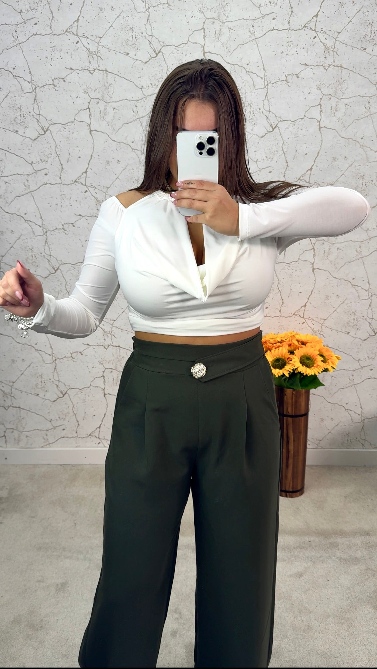 Calça Alfaiataria Verde