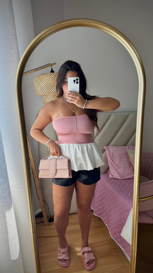 TOP BALÃO ROSA