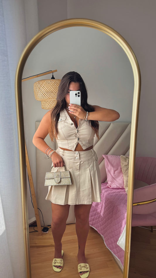 CONJUNTO GANGA BEGE