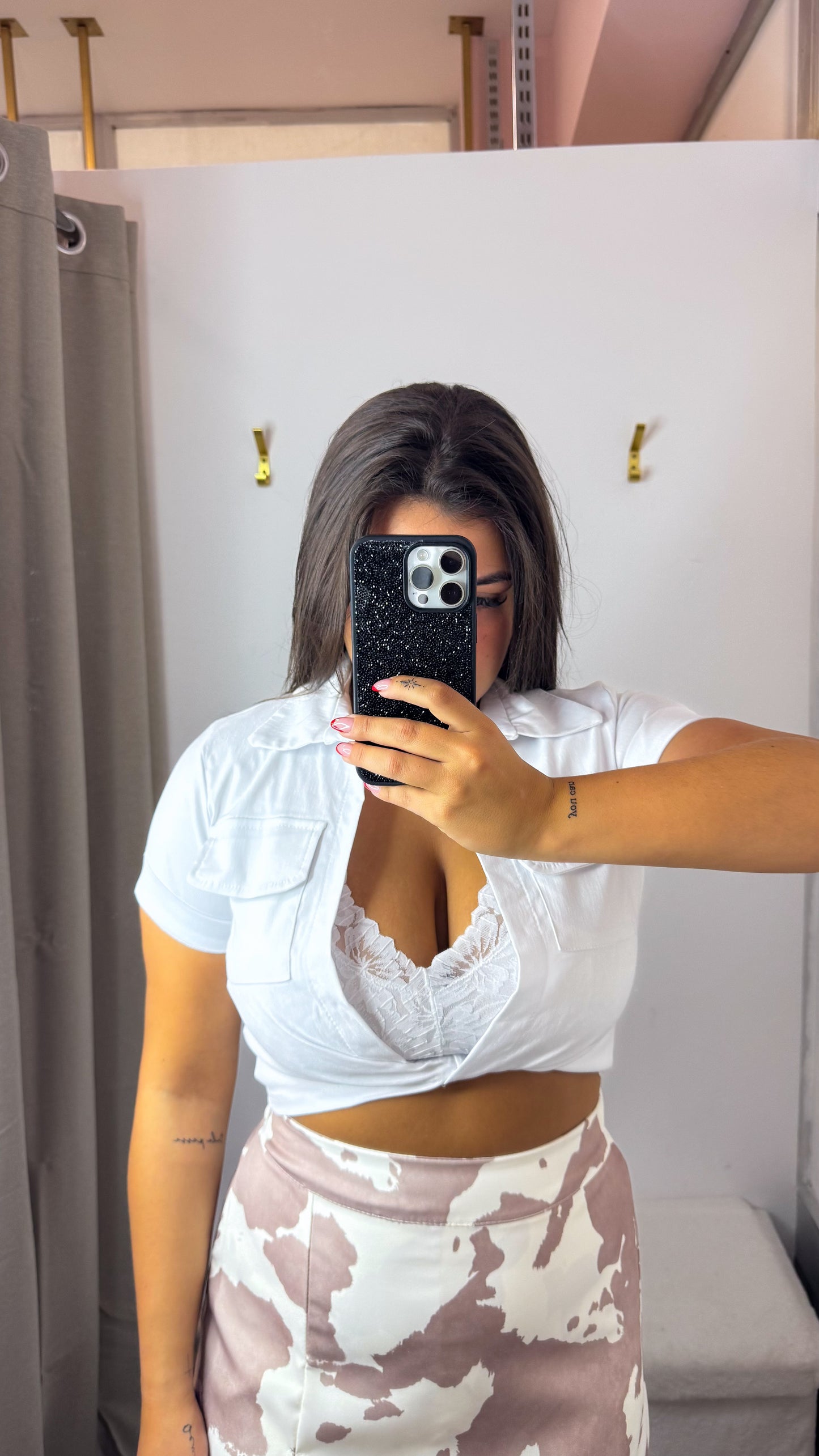 Top Curto Aberto