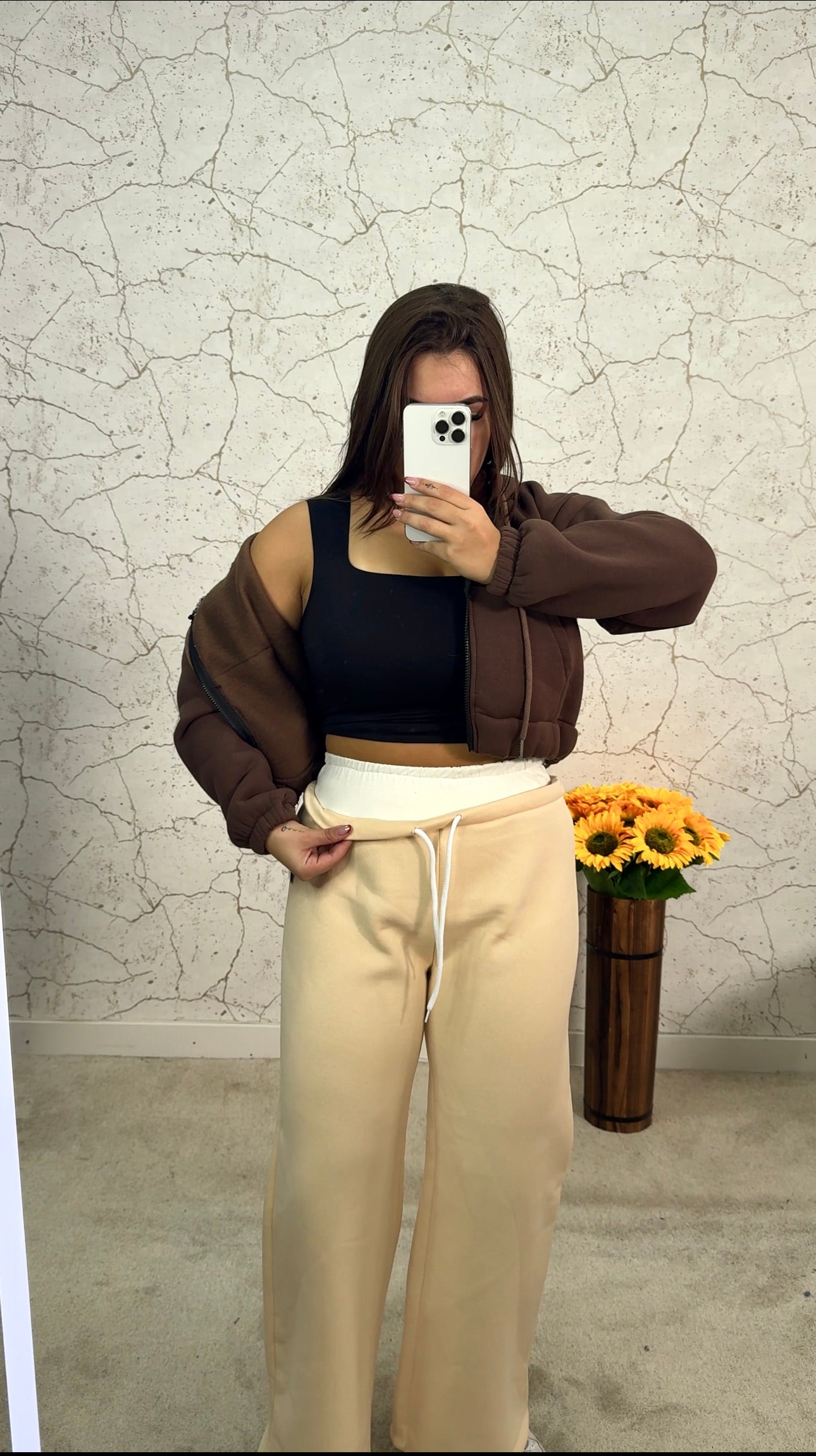 Calça Fato-Treino Bege