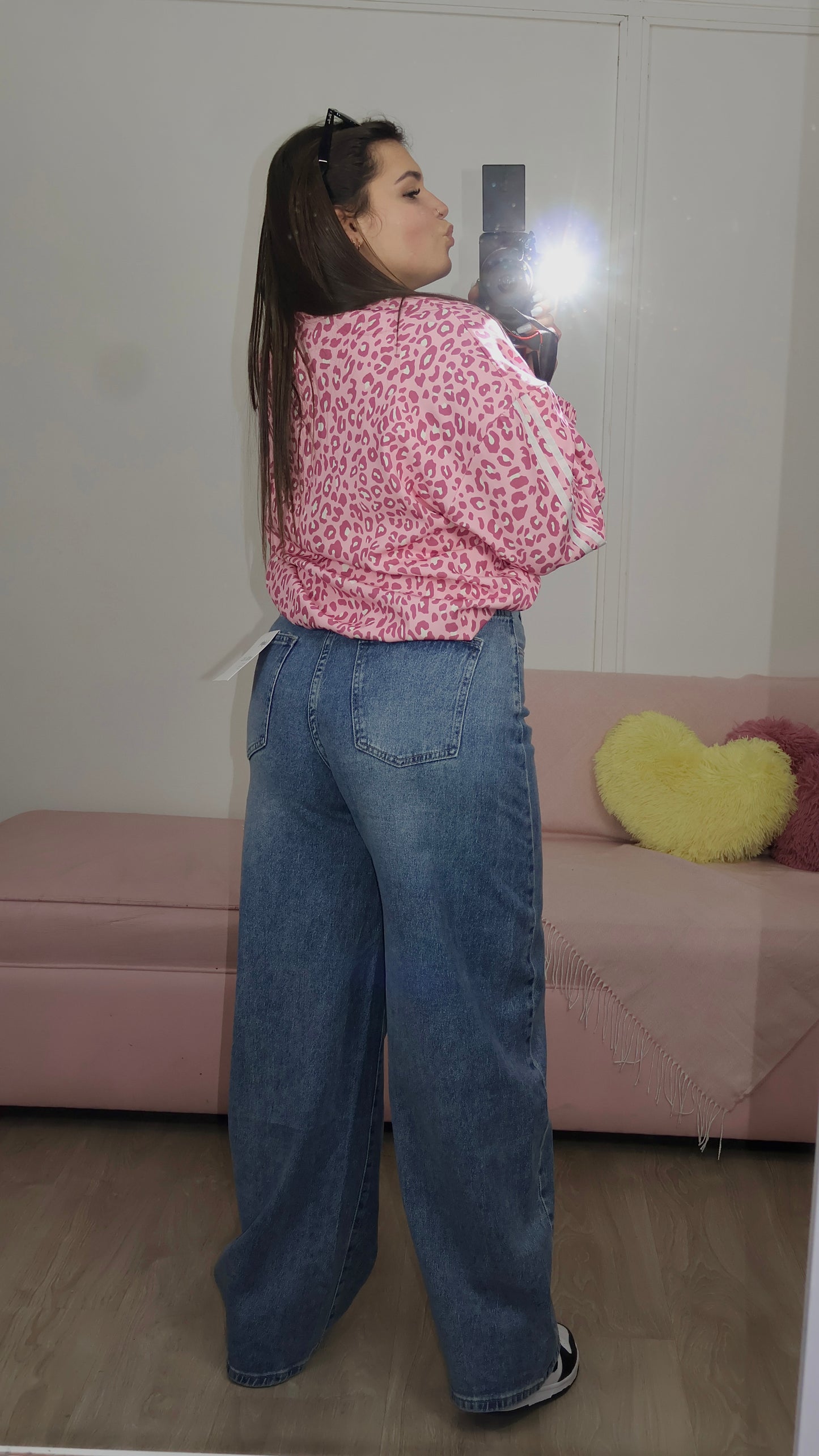 Calça Baggy Escura