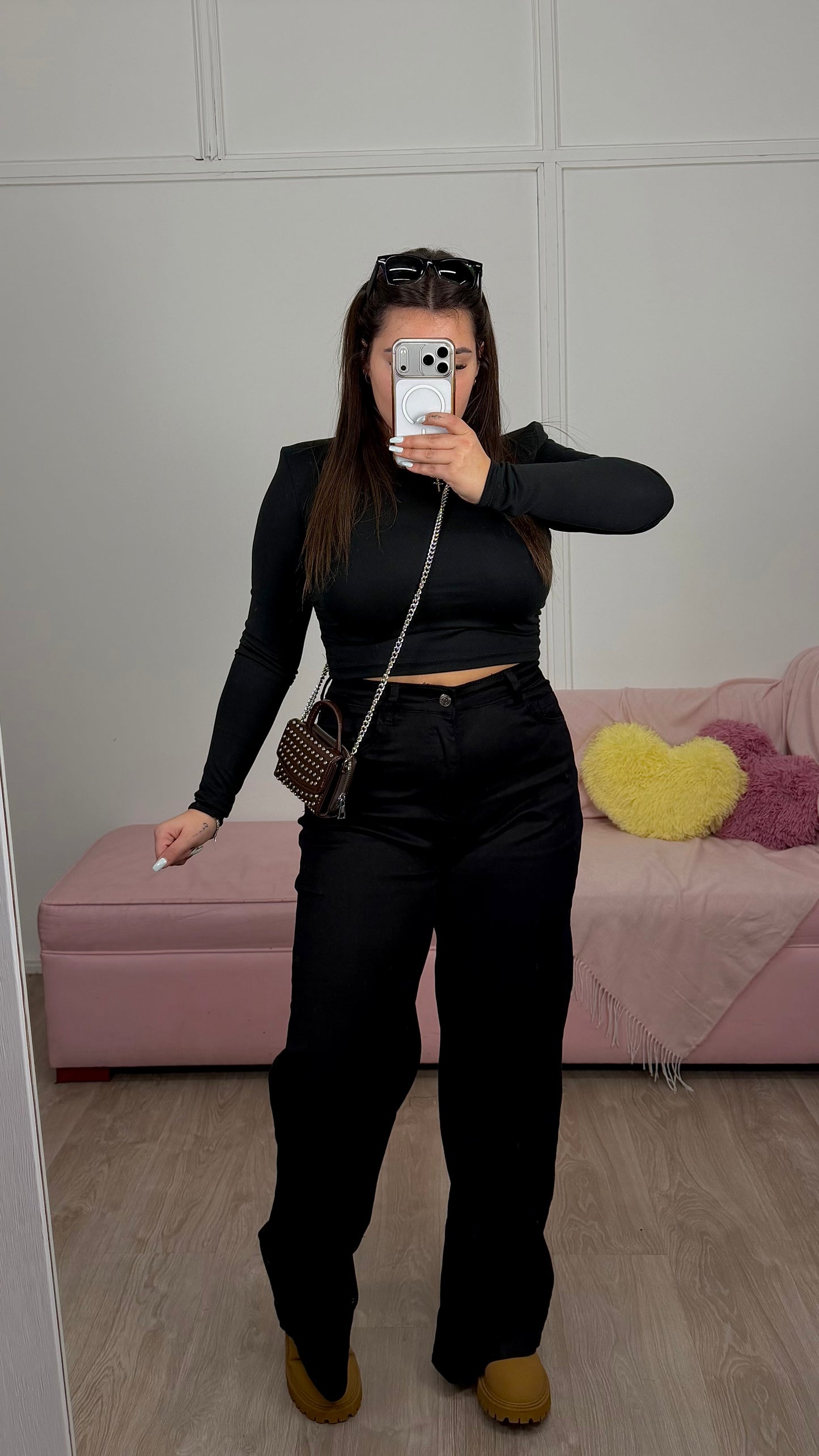Calça Wide Preta