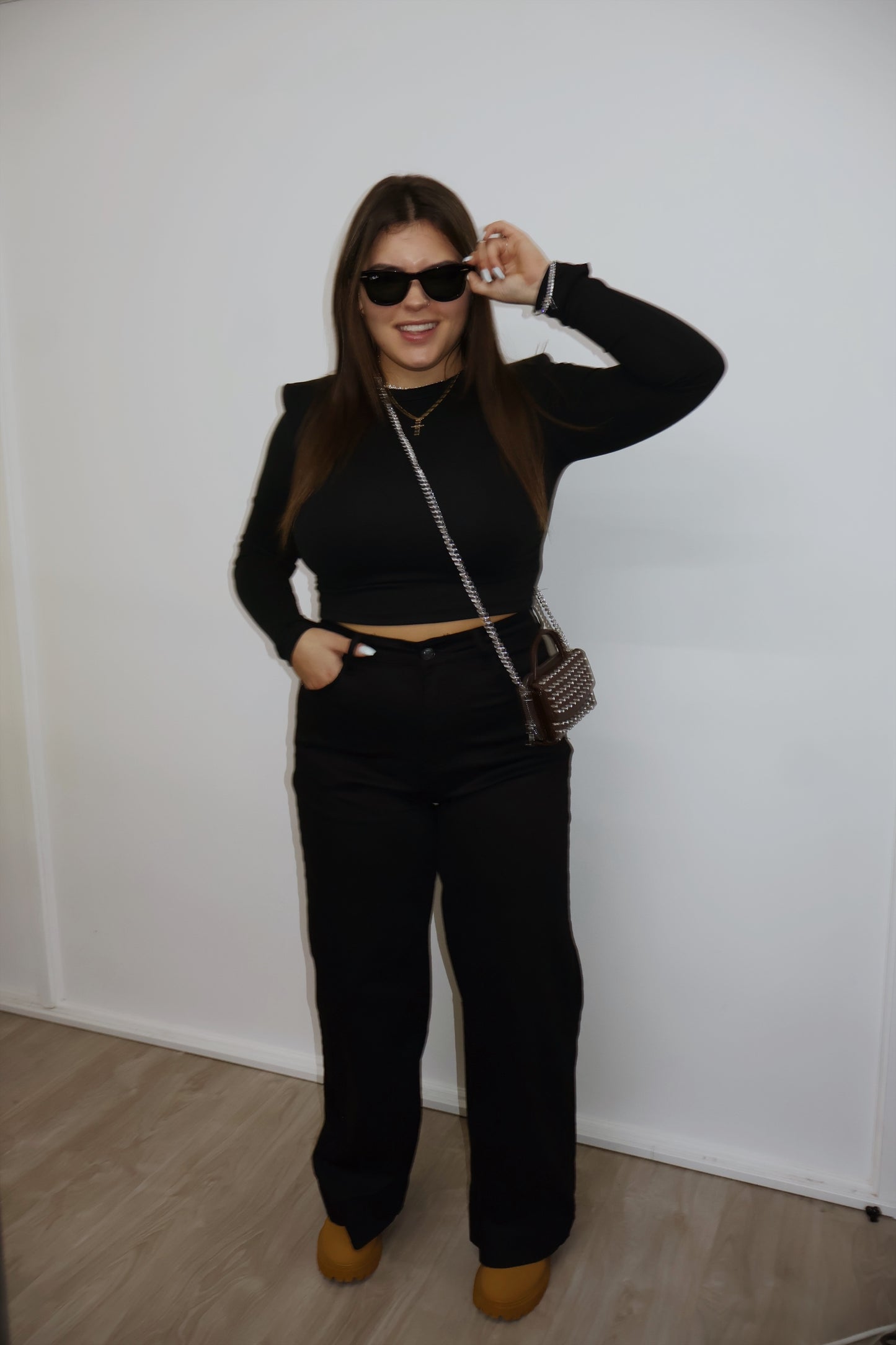 Calça Wide Preta