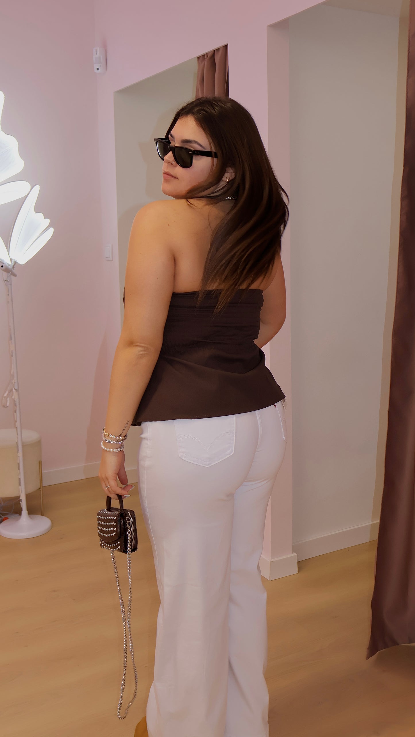Calça Wide Leg Branca