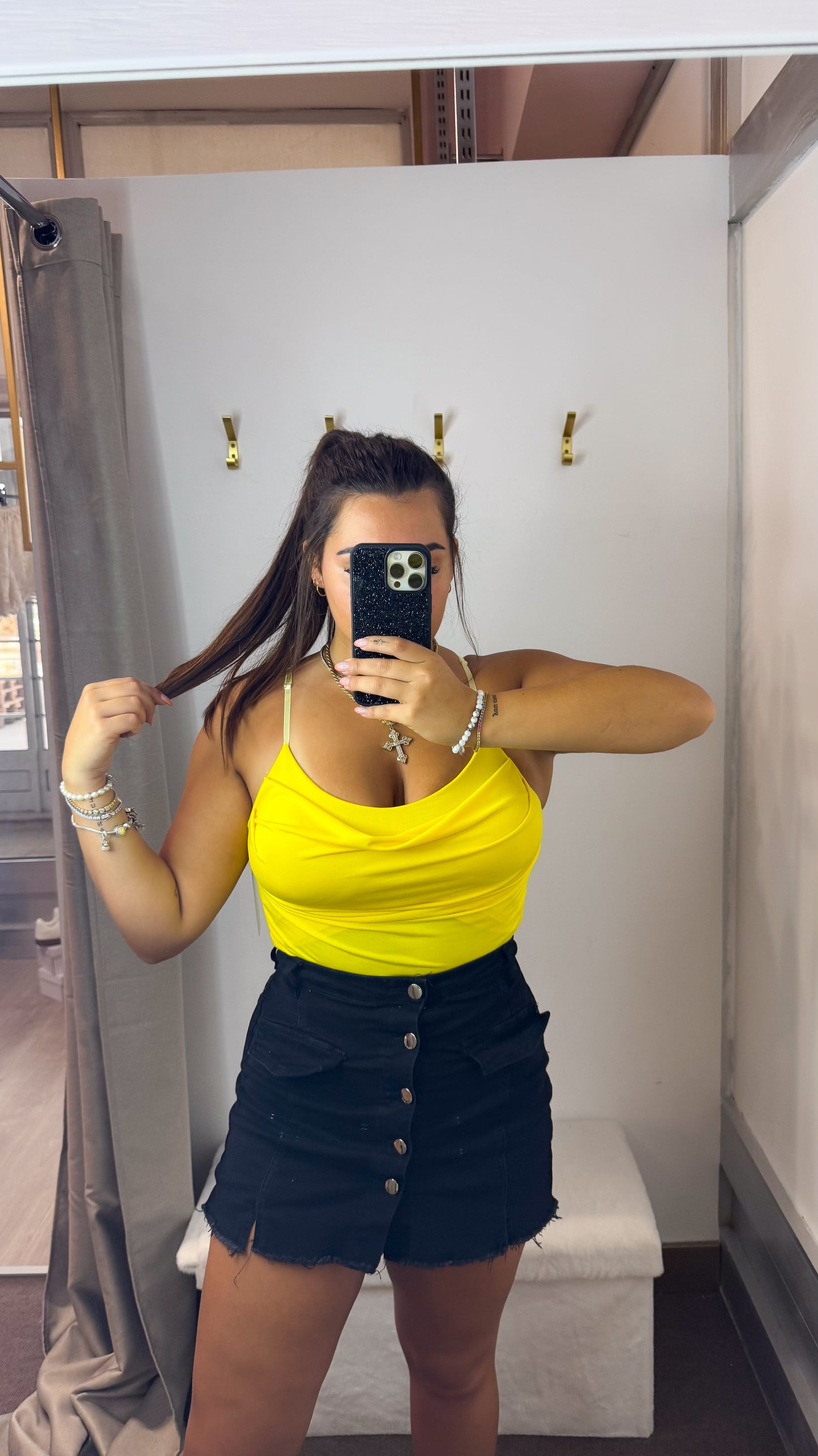 Body Poliamida Folho no Peito